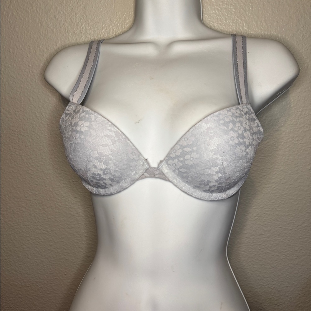 Flirtitude Gray Underwire Bra Molded Cup